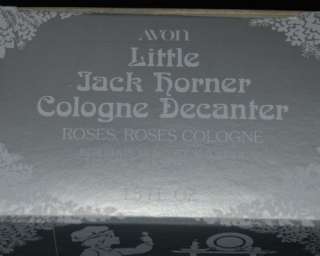 Avon Little Jack Horner Decanter Vintage Unused  