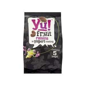 Yu Fruit Raisins In Yoghurt Coating 5X25g x 4  Grocery 