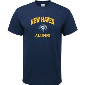  New Haven Chargers Navy Alumni Arch T Shirt Sports 