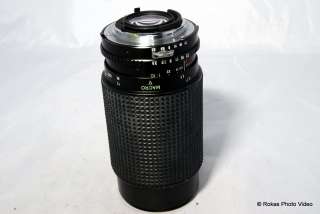 Used Nikon fit Tokina RMC II zoom 80 200mm f3.5 4.5 Ai S lens