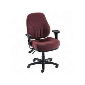   Adjustable Highback Chair,26 7/8WX28DX40 1/2 44H,Burgundy Electronics