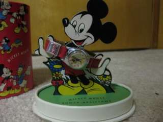 Disney Mickey Mouse Character Watch Display Box RARE  