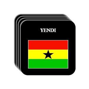  Ghana   YENDI Set of 4 Mini Mousepad Coasters 