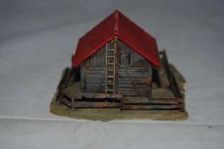 Vintage Small shed HO Scale German Plastic model  