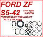 FORD TRUCK ZF 5SP S5 42 REBUILD KIT 87 95 w/SYNCHROS