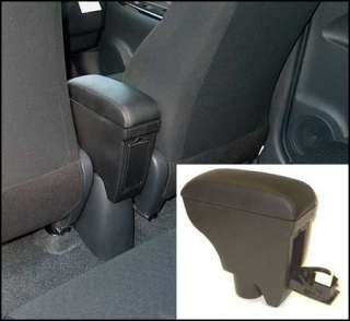 The armrest easily mounts inside the factory consoles rear cup holder 