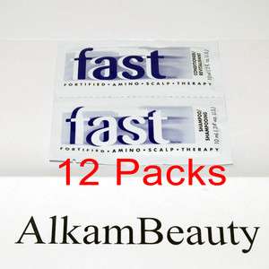 NISIM FAST F.A.S.T. Shampoo & Conditioner 10ml (0.3 oz) x 12 pc Trial 