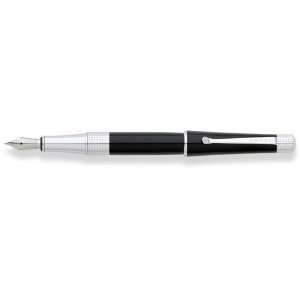   Black Lacquer Medium Point Fountain Pen   AT0496 4MS