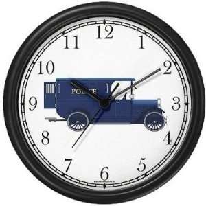  Police Car   Paddy Wagon 2   JP   Wall Clock by WatchBuddy 