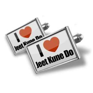  Cufflinks I Love Jeet Kune Do   Hand Made Cuff Links A 