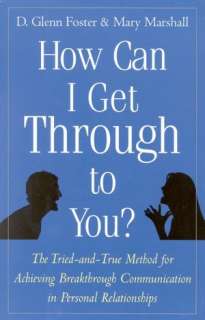   Can I Get Through to You? by D. Glenn Foster, MJF Books  Hardcover