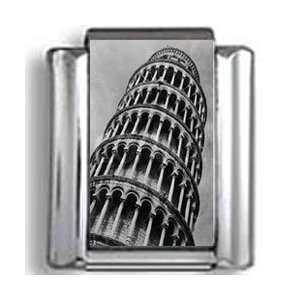  Leaning Tower of Pisa Photo Italian Charm Jewelry