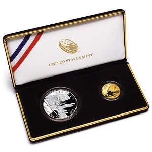 2012 Star Spangled Banner Two Coin Proof Set Gold and Silver Memorial 