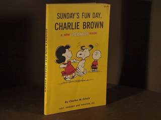Sundays Fun Day CHARLIE BROWN A New Peanuts Book CHARLES SCHULZ First 