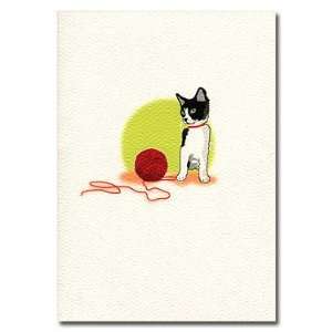  DogPride Cat and Ball of Yarn Note Cards Arts, Crafts 