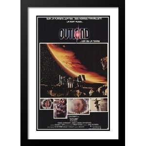 Outland 20x26 Framed and Double Matted Movie Poster   Style B   1981