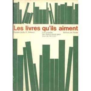  Les livres quils aiment Clément H. Books