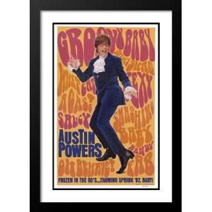 Austin Powers Man of Mystery 32x45 Framed and Double Matted Movie 