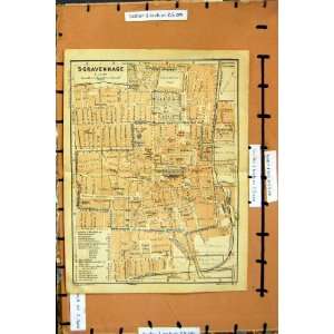  Map 1905 Street Plan S Gravenhage Netherlands