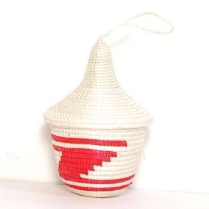  Agaseke Basket Ornament (RB13)   Rwanda