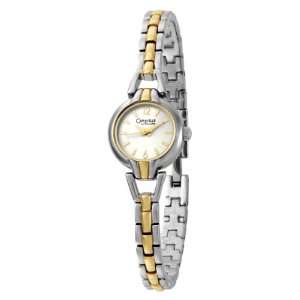 Caravelle by Bulova Womens 45L113 Bracelet Two Tone Round Watch 
