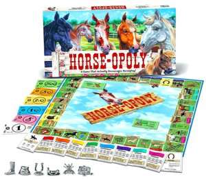   Horse opoly Board Game by Late for the Sky