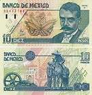 Mexico 10 Pesos E. Zapata May 6, 1994 UNC C8023503. items in Coin 