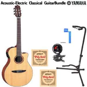  Yamaha Ntx Acoustic Electric Classical Guitar Bundle 