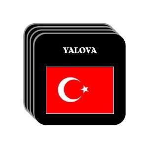  Turkey   YALOVA Set of 4 Mini Mousepad Coasters 