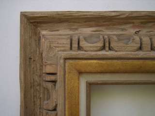 Wide Carved Rustic Western Picture Frame Up To 16x20  