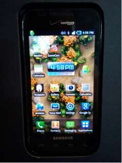 Gently Used Verizon Samsung Fascinate GalaxyS 3G Smartphone w/ Many 