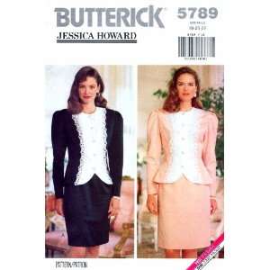Butterick 5789 Sewing Pattern Jessica Howard Top Skirt Size 18   20 