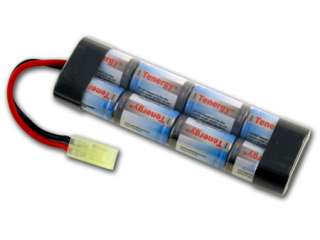 Tenergy 9.6V 1600mAh FLAT NiMH Battery Pack Airsoft 844949004923 