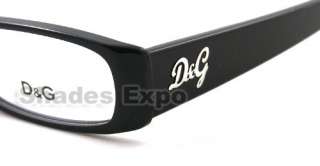 DOLCE&GABBANA D&G EYEGLASS DD 1163 BLACK OPTICAL RX 501  