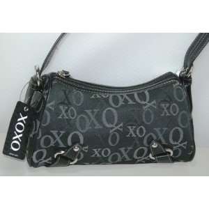  XOXO High Maintenance Small Hobo Shoulder Handbag (Black 