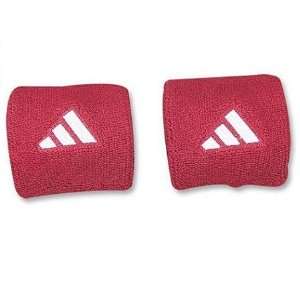 Adidas Overtime Wristbands   Red 