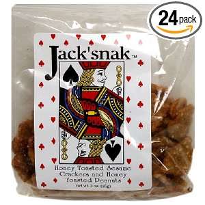 Sunflower Food and Spice Co, Jacksnak, 3 Ounce Bags (Pack of 24 