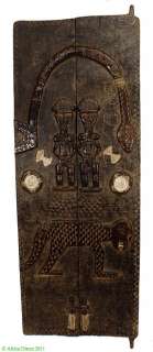 Baule Panel Door with Figures in Relief African  