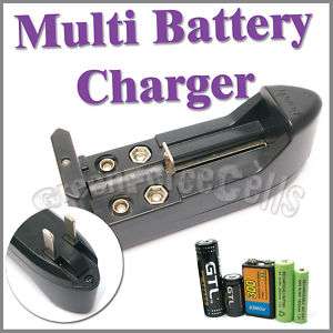 18650 CR123A AA AAA 2A 9V Block Multi battery charger  