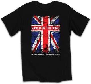 Kerusso Saved By The King Adult Christian T Shirt  