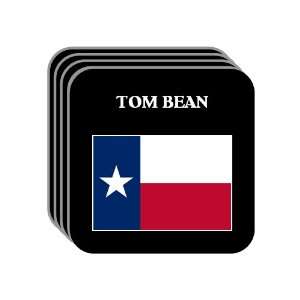US State Flag   TOM BEAN, Texas (TX) Set of 4 Mini Mousepad Coasters