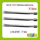   Gas Barbecue Grill Replacement Stainless Steel Burner 12611 3pk  