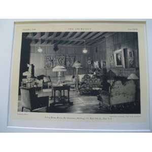  Living Room of Grosvenor Atterbury, 131 East 70th Street 