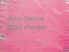 John Deere 1290 Planter operators book manual