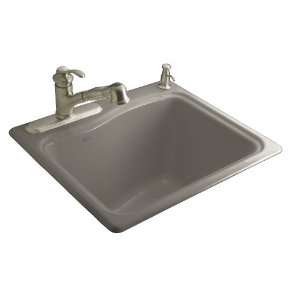Kohler K 6657 2 K4 River Falls Self Rimming Sink with Two Hole Faucet 