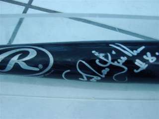 Rawlings Adirondack Big Stick Carlos Guillen Signed Wooden baseball 