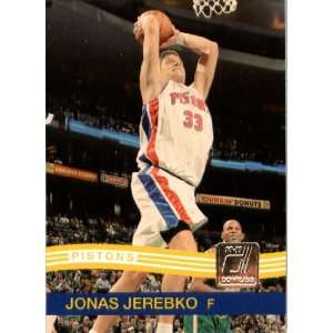  2010 / 2011 Donruss # 54 Jonas Jerebko Detroit Pistons NBA 
