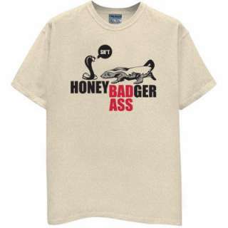 Honey Badger Badass t shirt funny dont care T Shirt  