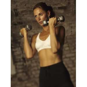  Women Working Out with Hand Wieghts, New York, New York 