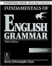 Fundamentals of English Grammar, (013193306X), Betty Schrampfer 